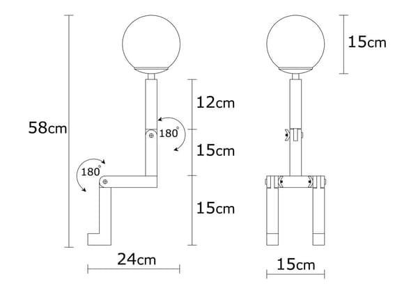 Bordslampa Milet - N-834