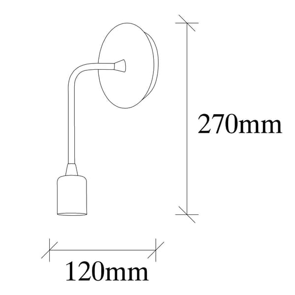 Vägglampa Dartini - MR - 1007