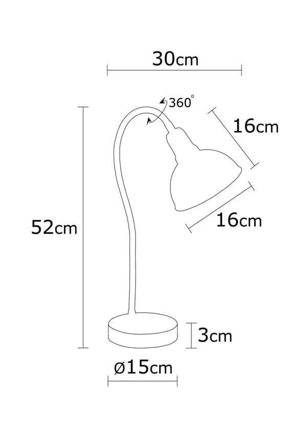 Pöytävalaisin Kumluca - N-522