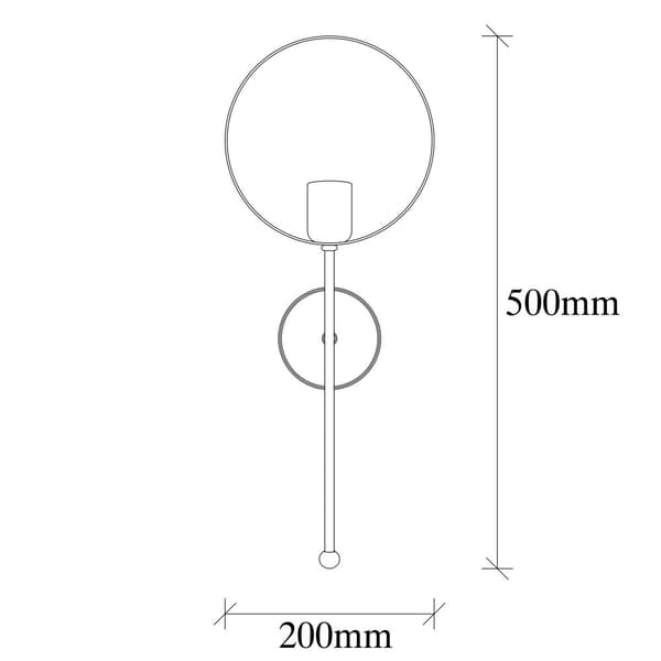 Vägglampa Halka - 3936
