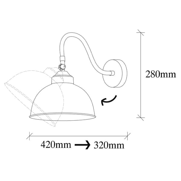 Vägglampa Sağlam - 3742