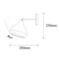 Miniatyrbilde 3 av 7: Vegglampe Yıldo - 6902