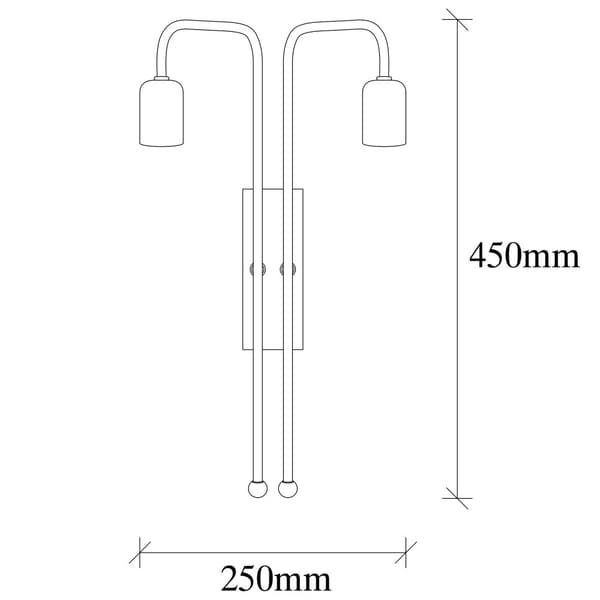 Vägglampa Mum - 3512
