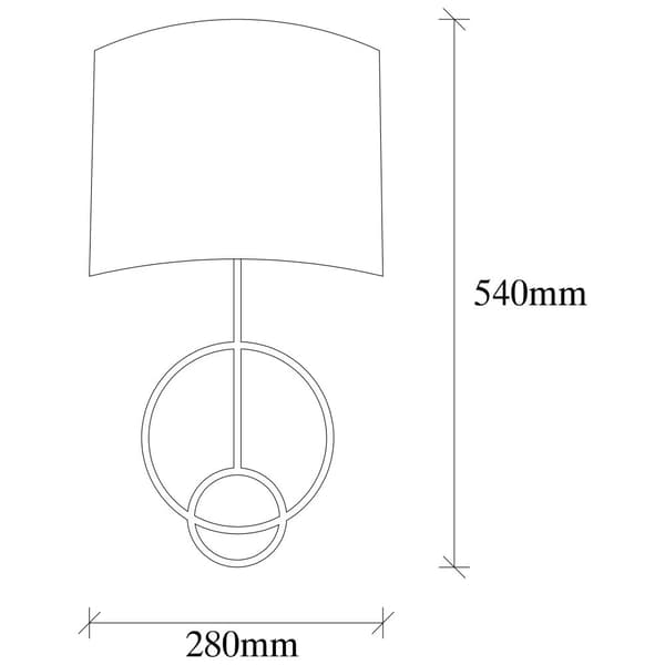 Vegglampe Asaf - 6983
