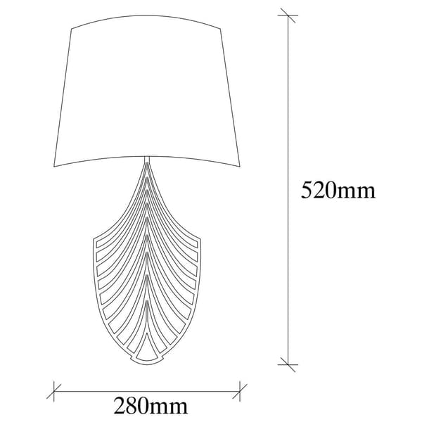 Vägglampa Asaf - 6991