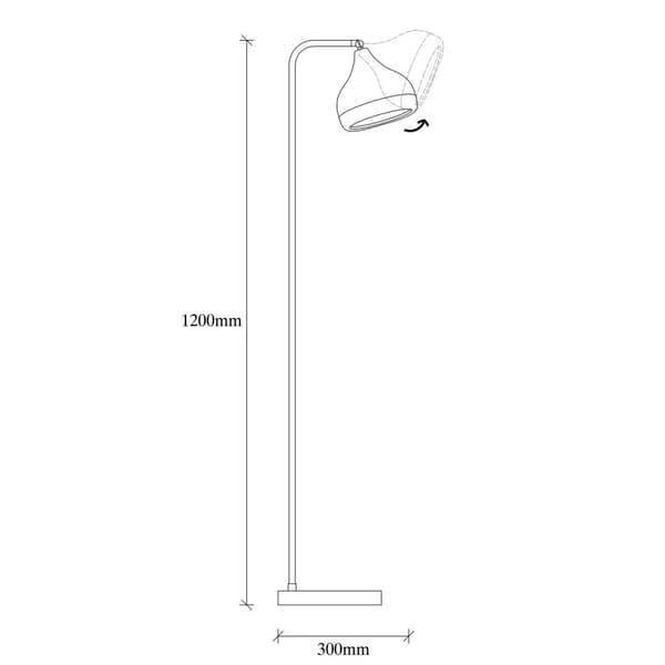 Gulvlampe Yıldo - 6906
