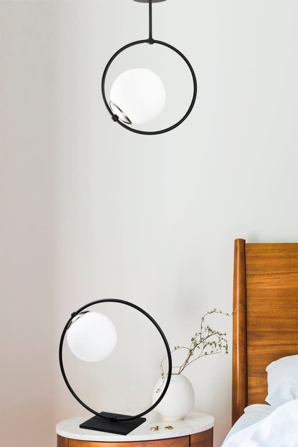 Ljuskrona & Bordslampa Set Dolunay - Set2