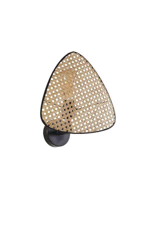 Vegglampe Hera Tekli Siyah Aplik
