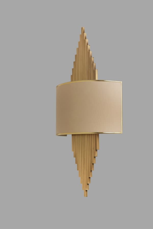 Vegglampe Aslı Eskitme Oval 82 Abajurlu Aplik