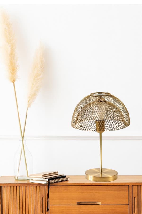 Bordslampa Lungo Eskitme Ufo Başlıklı Masa Lambası