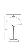 Miniatyrbillede 4 af 4: Bordlampe Lungo Eskitme Retro Başlıklı Masa Lambası