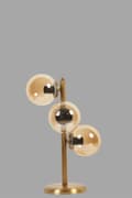 Miniatyrbilde 3 av 4: Bordlampe Simay 3 Lü Eskitme Bal Camlı Masa Lambası