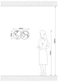 Miniatyrbilde 3 av 7: Vegglampe W-036