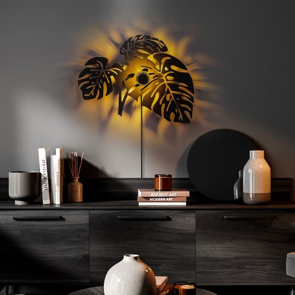 Vegglampe blader