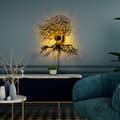 Miniatyrbild 1 av 8: Vägglampa träd kvinna