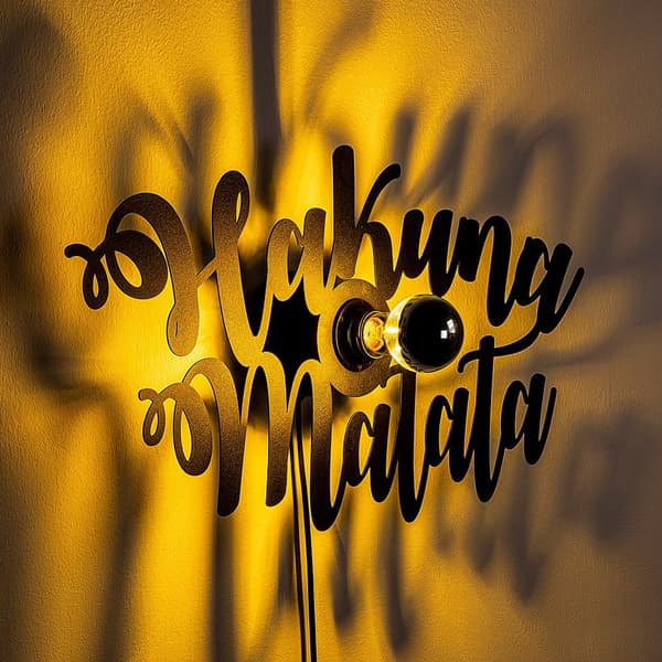 Væglampe Hakuna Matata