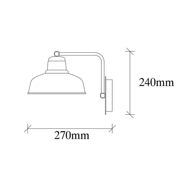Vägglampa Berceste - 181BLACK-A