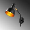 Miniatyrbillede 4 af 6: Væglampe Berceste - 183BLACK-A