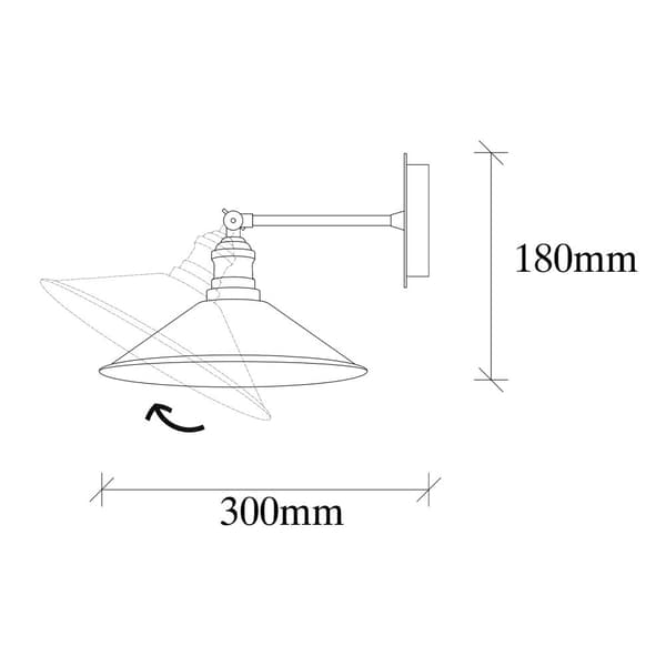 Vägglampa Berceste - 250-A