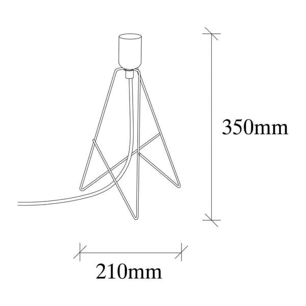 Bordslampa Piramit - NT - 140