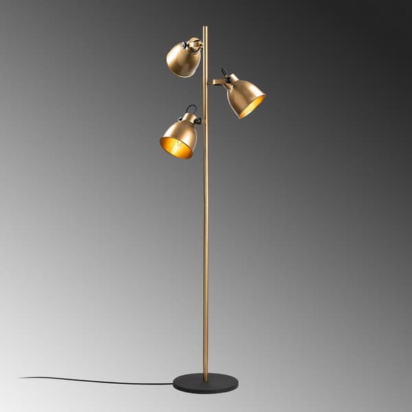 Golvlampa Spotkafasi 13786 - Guld