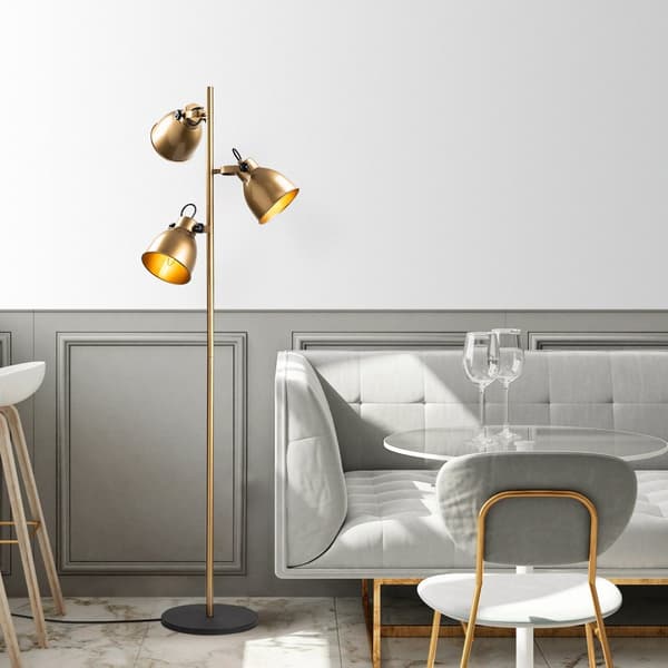 Golvlampa Spotkafasi 13786 - Guld