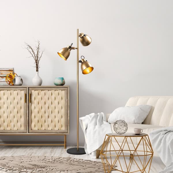 Golvlampa Spotkafasi 13786 - Guld