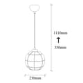 Miniatyrbilde 3 av 6: Lysekrone Safderun - 401-S
