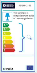 Miniatyrbilde 7 av 7: Vegglampe Safderun - 405-A
