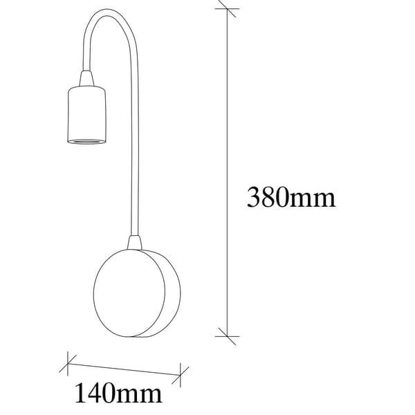 Vegglampe Baston - 3280
