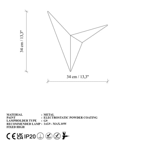 Vägglampa Kus - Nu - 3204