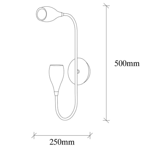Vägglampa Kadeh - 3211