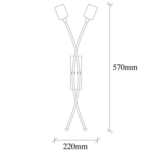 Vegglampe Banan - 3186