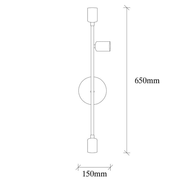 Vägglampa säng - 3161