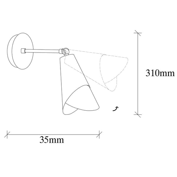 Vägglampa Pacman - 3330