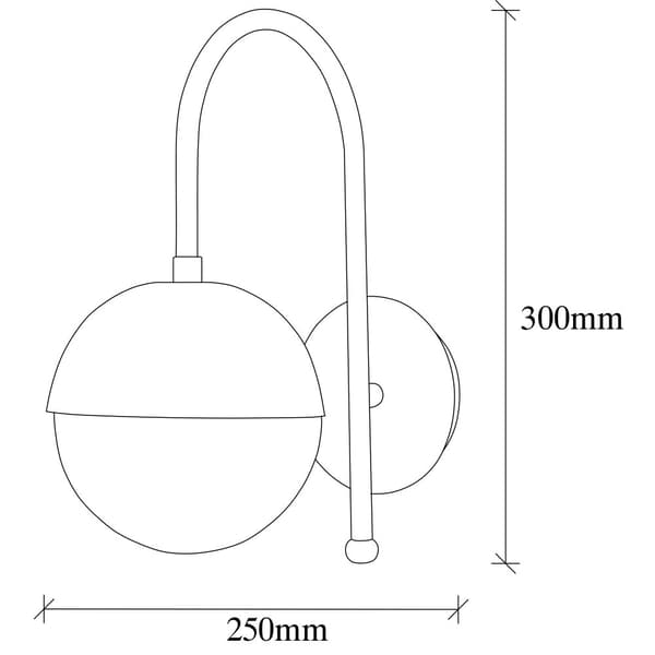 Vägglampa Karsor - 3300