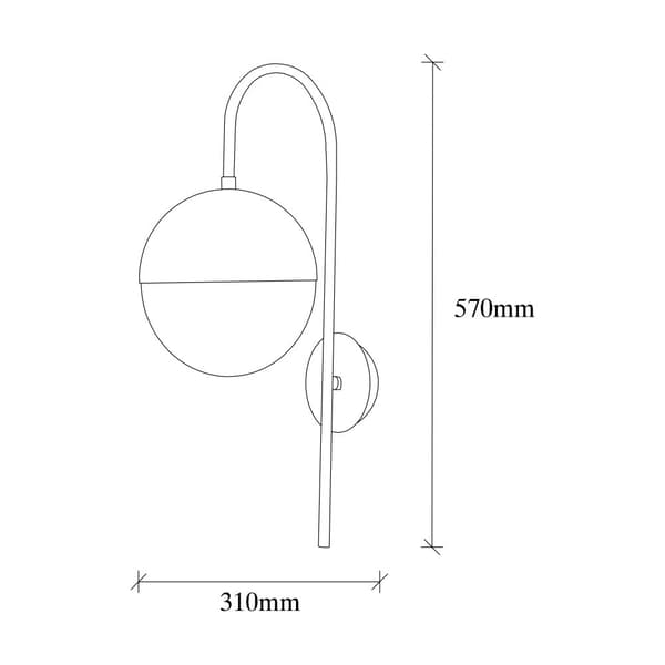 Vegglampe Bastos - 3051