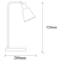 Miniatyrbild 3 av 5: Bordslampa Emek - 5086