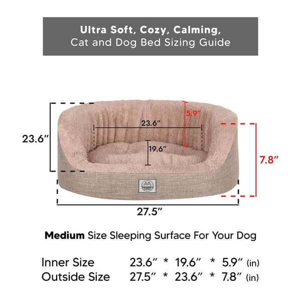 Dyreseng Tobby Dog M - Beige