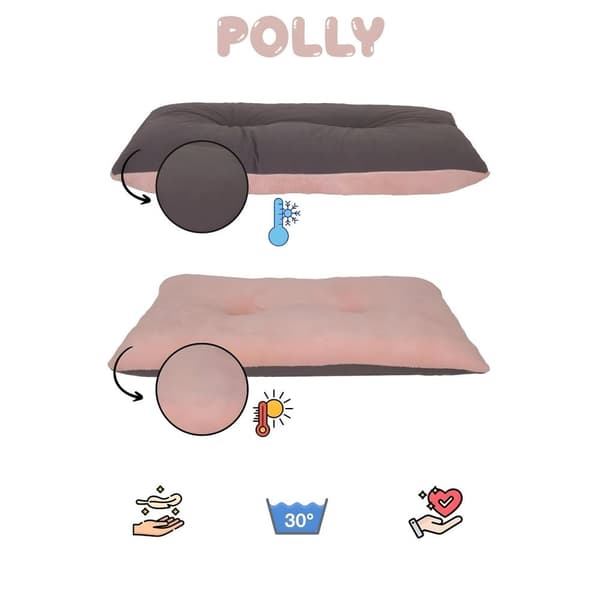 Pet Bed Polly Dog 50 x 70 - Rosa