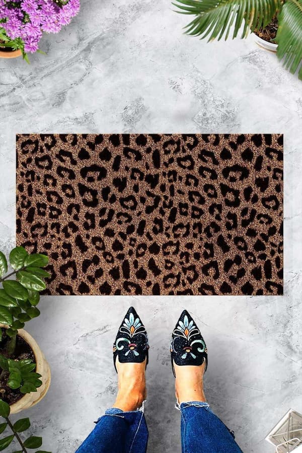 Pvc dørmatte Leopar