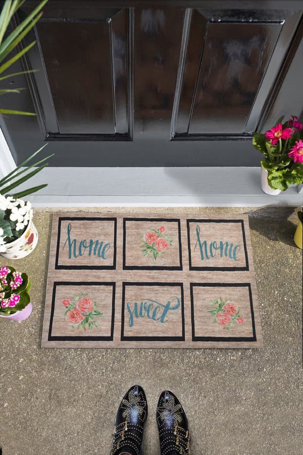 Pvc Dørmatte Rose Hjem