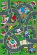 Miniatyrbild 2 av 7: Hallmatta (100 x 150) WOOKECE118
