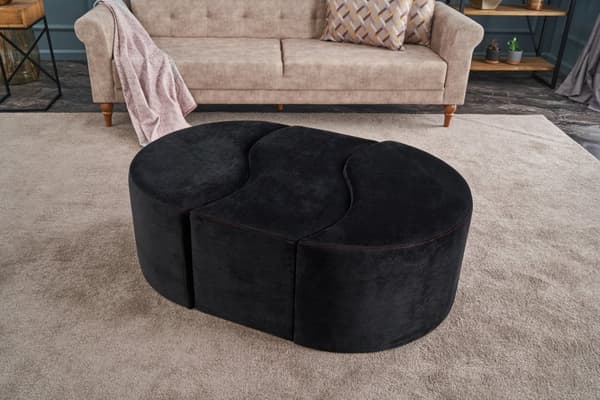 Pouffe Alya Puf - musta