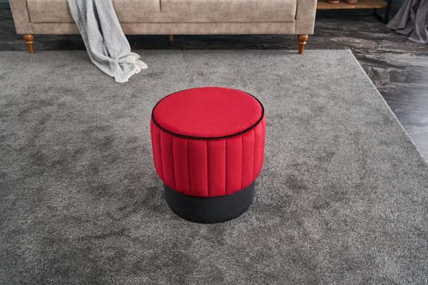 Puffe Rose Puf - punainen