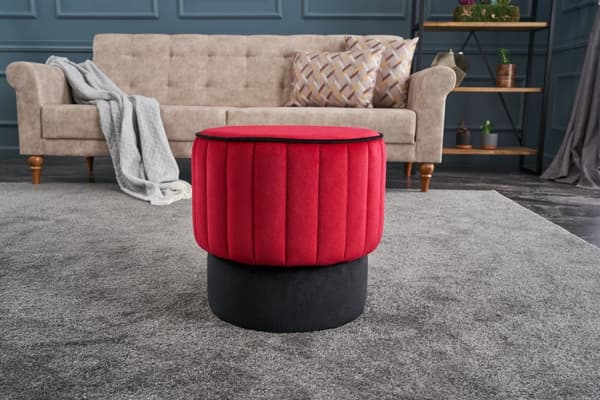Puffe Rose Puf - punainen