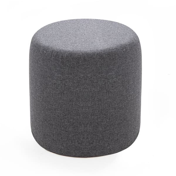 Tuffet Silindir Puf - Antrasitt