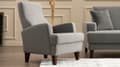 Miniatyrbilde 2 av 6: Wing Chair Kana Bergere - Lys grå
