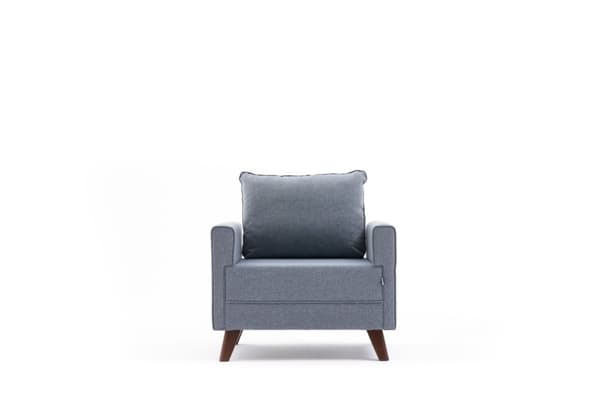 1-sits soffa Bella Soft Tekli Koltuk - Blå