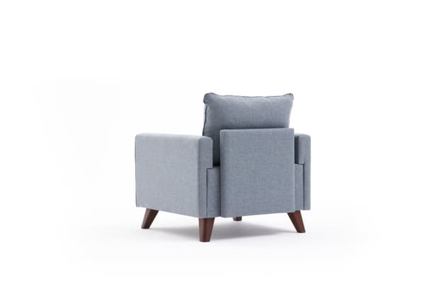 1-sits soffa Bella Soft Tekli Koltuk - Blå